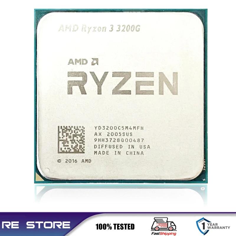 ߰ AMD Ryzen 3 R3 3200G, 3.6GHz, 4 ھ 4 , 65W CPU μ, LGA AM4